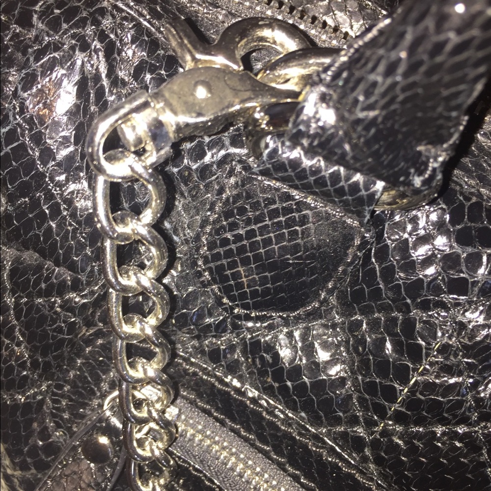 Python Snakeskin Strap Chain Handbag By Pure - image 5